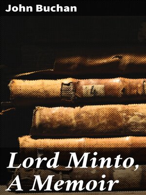 cover image of Lord Minto, a Memoir